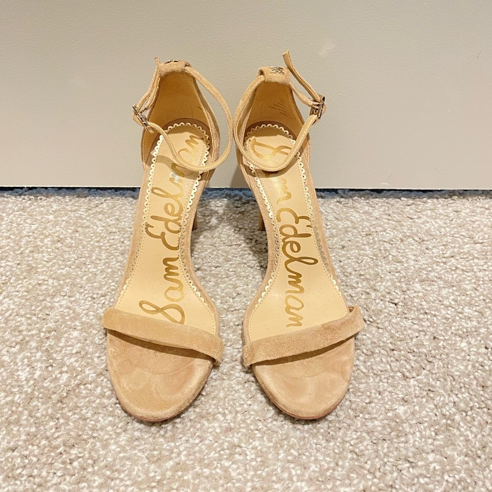Sam Edelman Ariella Sandal Heel Nude Size 5